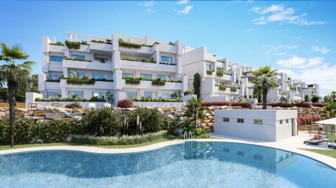 Aby Estepona - Serene living in Estepona Golf with panoramic views.