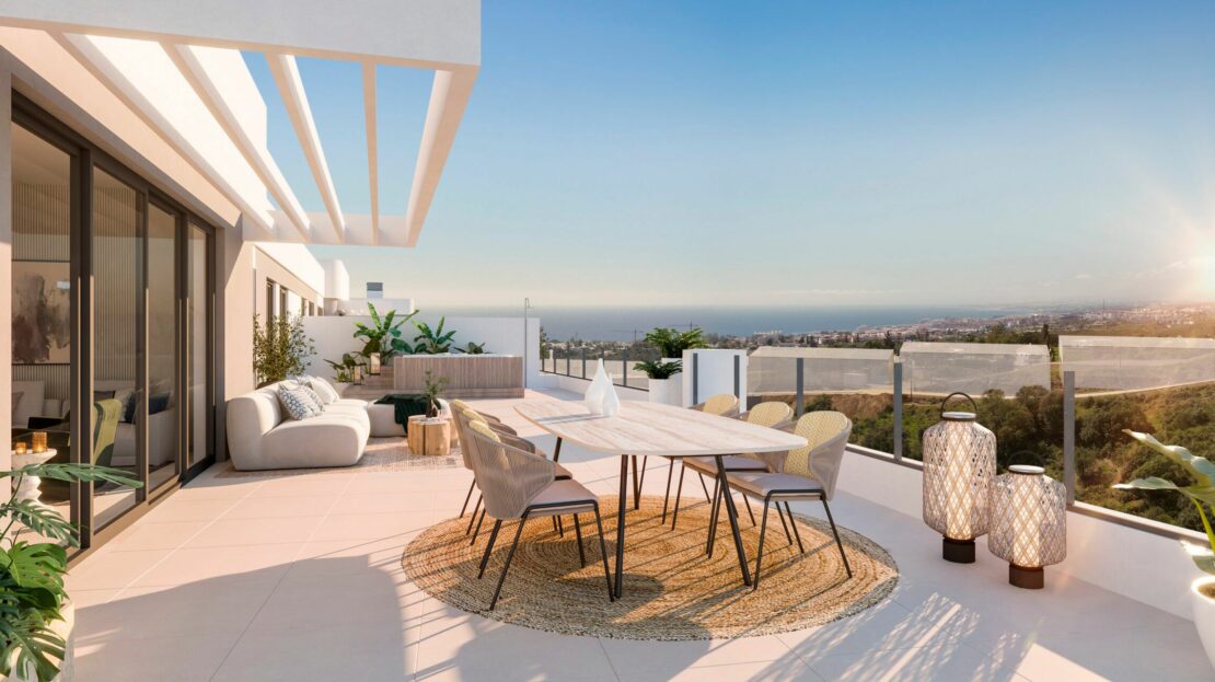 New apartments and penthouses in Marbella's Alto de los Monteros