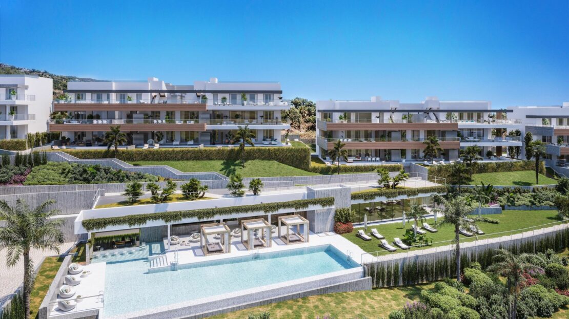 Exclusive residences at Quintessence Marbella with sea views and modern amenities.