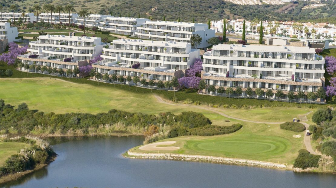 Modern residences at Serenity Golf Resort Alcaidesa with sea views and top-notch amenities.