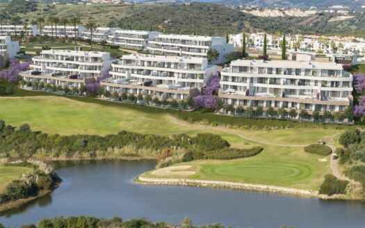 Modern residences at Serenity Golf Resort Alcaidesa with sea views and top-notch amenities.