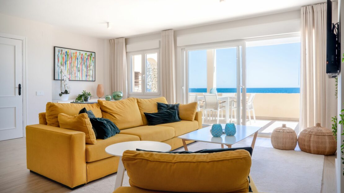 Exquisite Beachfront Apartment with Sea Views in Estepona