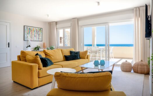 Exquisite Beachfront Apartment with Sea Views in Estepona