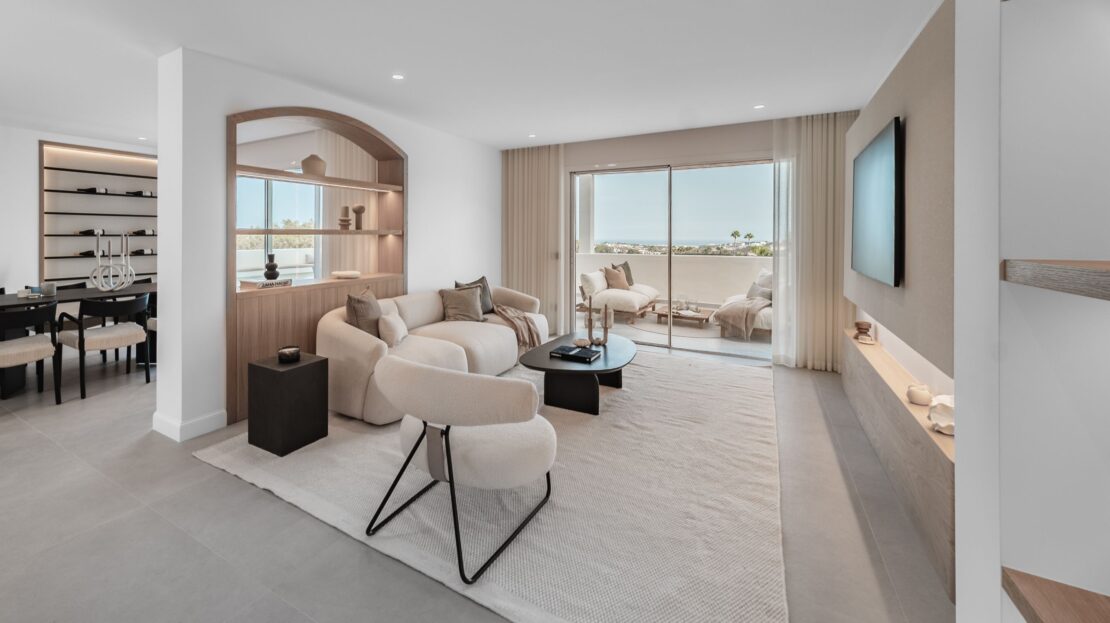 Luxury Duplex Penthouse Los Belvederes Marbella with Sea Views